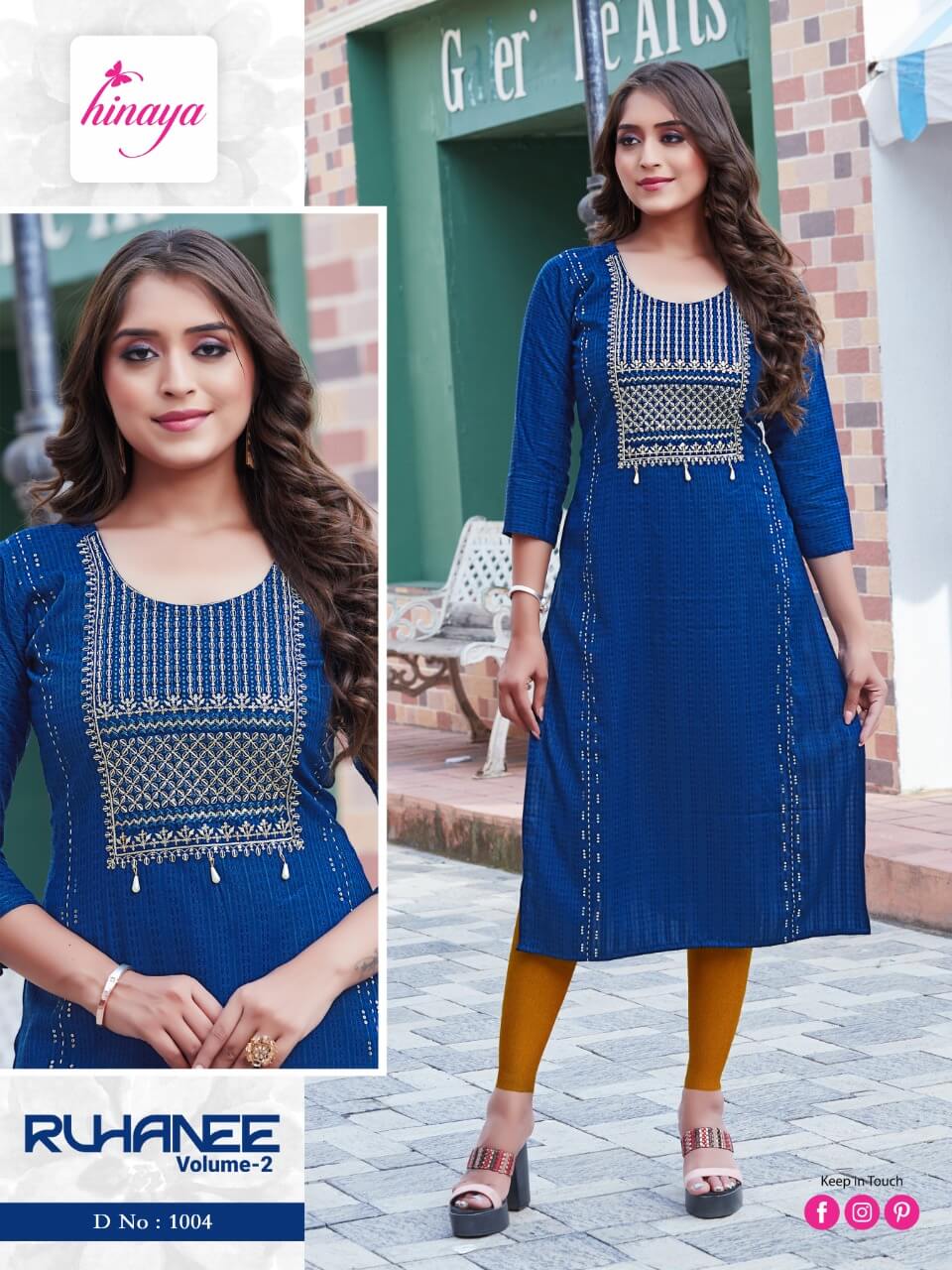 Ruhanee Vol 2 By Hinaya Designer Kurtis Catalog